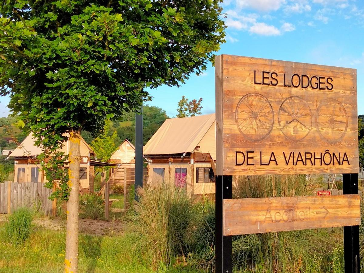 Virignin Les Lodges De La Viarhona - Tentes Lodges מראה חיצוני תמונה